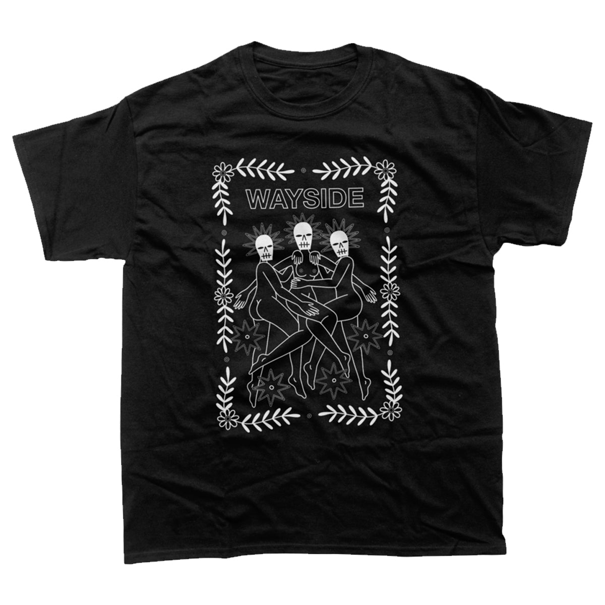 Wayside - 3 Skeletons T-Shirt (Black)