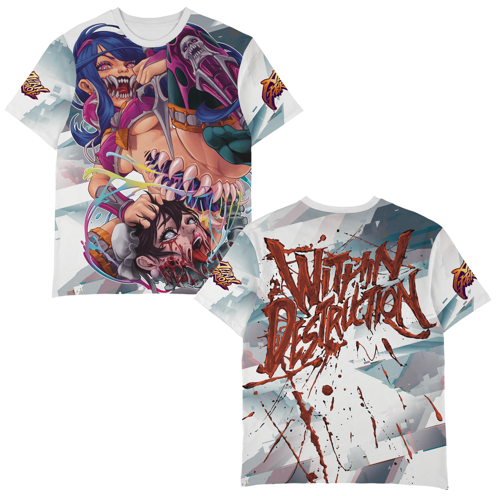 Within Destruction - Mileena VS Chun Li All Over T-Shirt