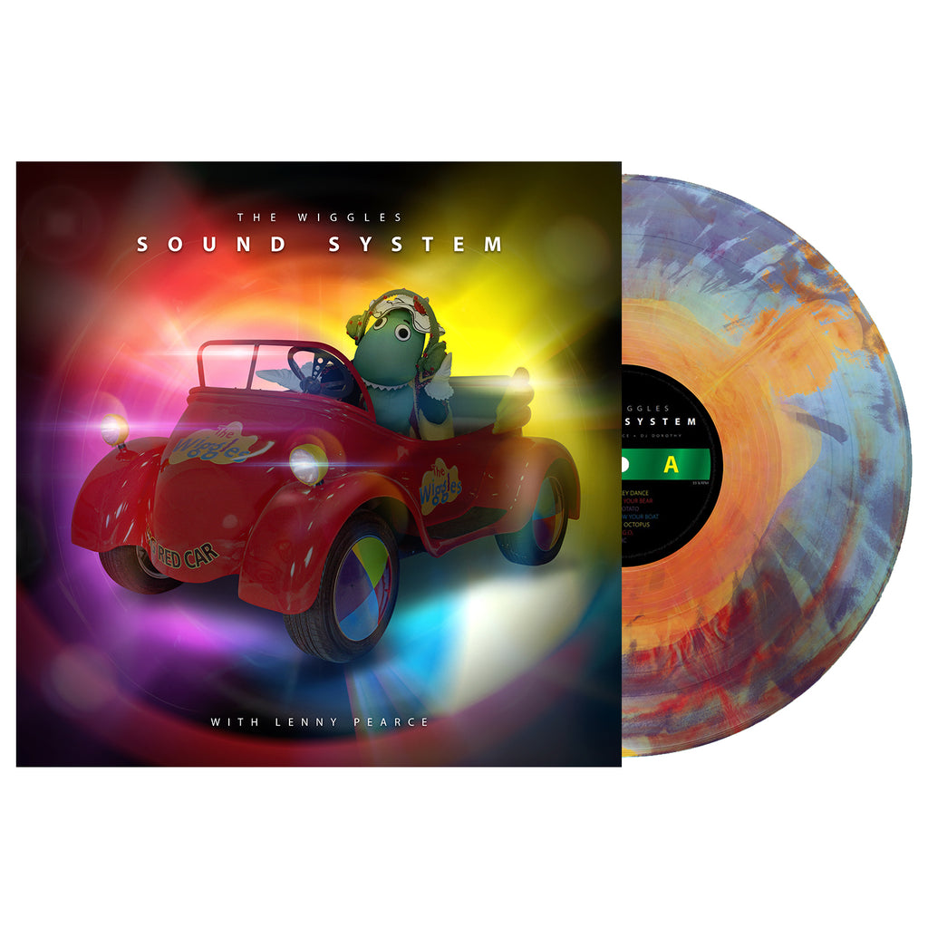 The Wiggles - The Wiggles Soundsystem: Rave of Innocence LP (Hand Poured Swirling Rainbow Rave Vinyl)