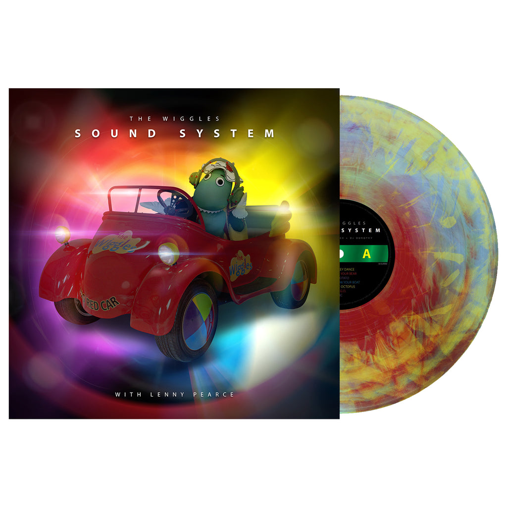 The Wiggles - The Wiggles Soundsystem: Rave of Innocence LP (Hand Poured Swirling Rainbow Rave Vinyl)