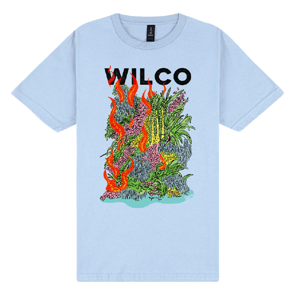 Wilco - Cousin On Fire T-Shirt (Baby Blue)