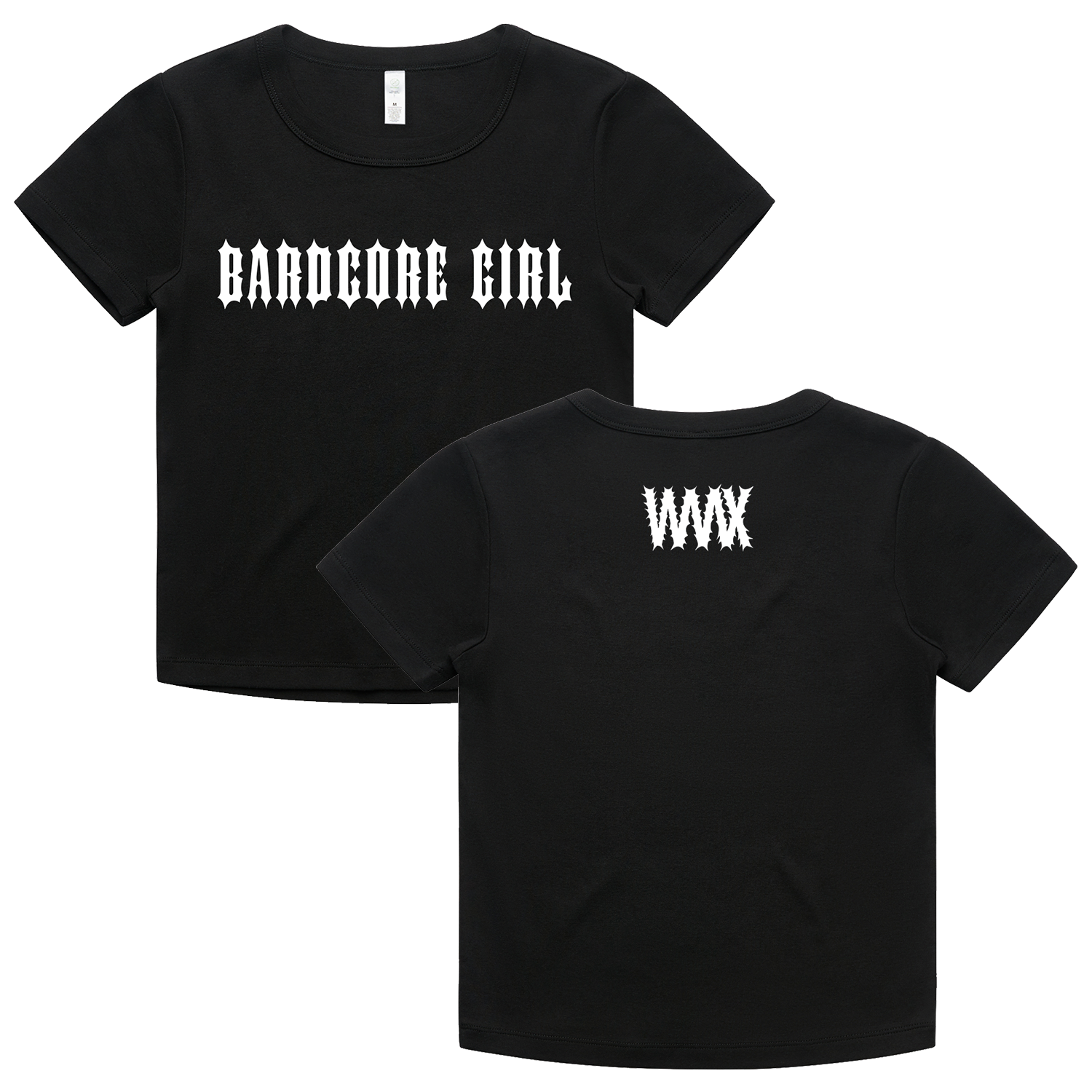 WAAX - Bardcore Girl Baby Tee (Black)