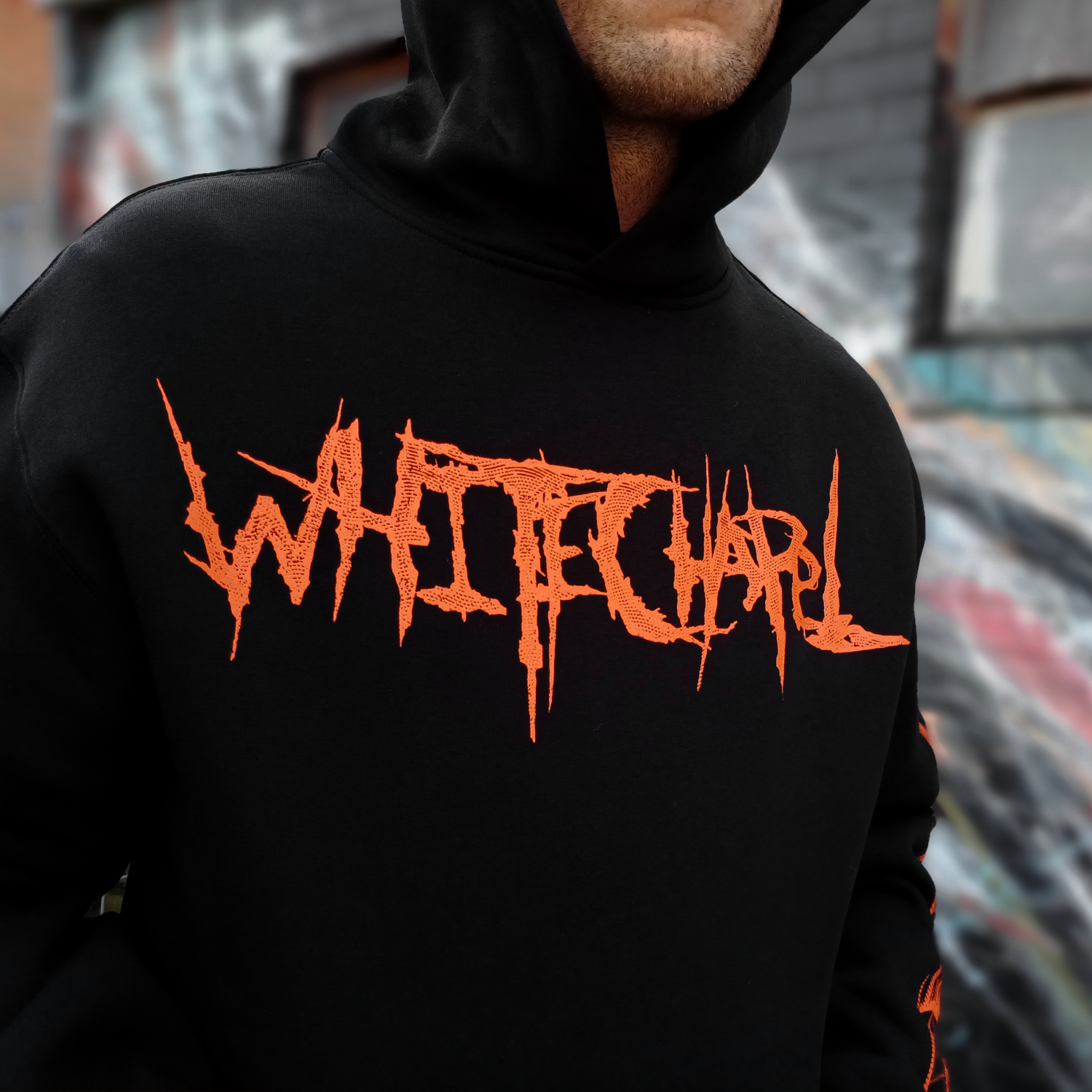 Whitechapel - Flaming Cult Pullover Hoodie (Black)
