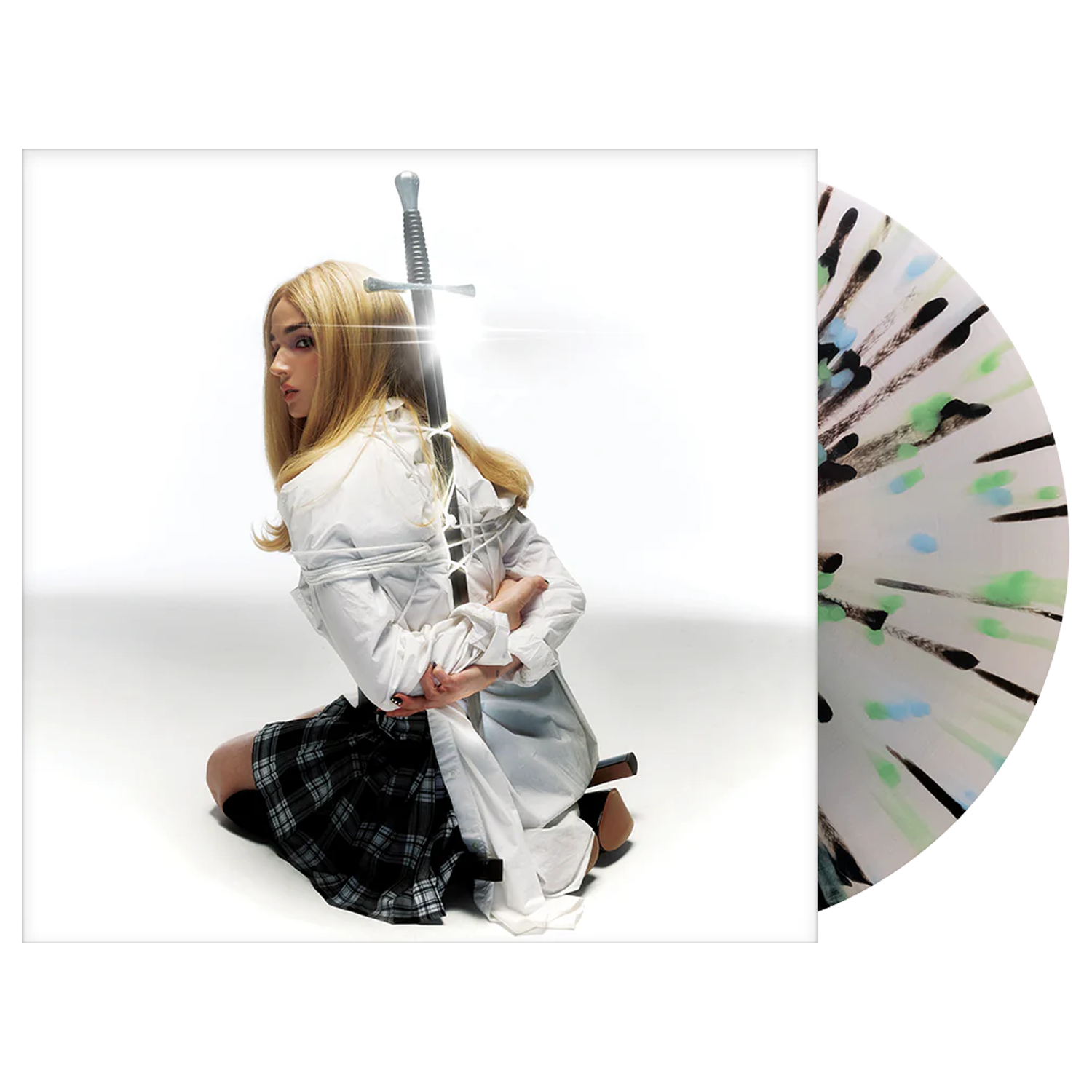 Poppy - Zig Vinyl (Ultra Clear w/ Black + Mint Green + Baby Blue Splatter)