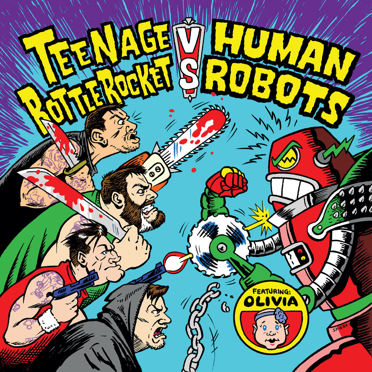 Teenage Bottlerocket Vs Human Robots 7" (Magenta Vinyl)