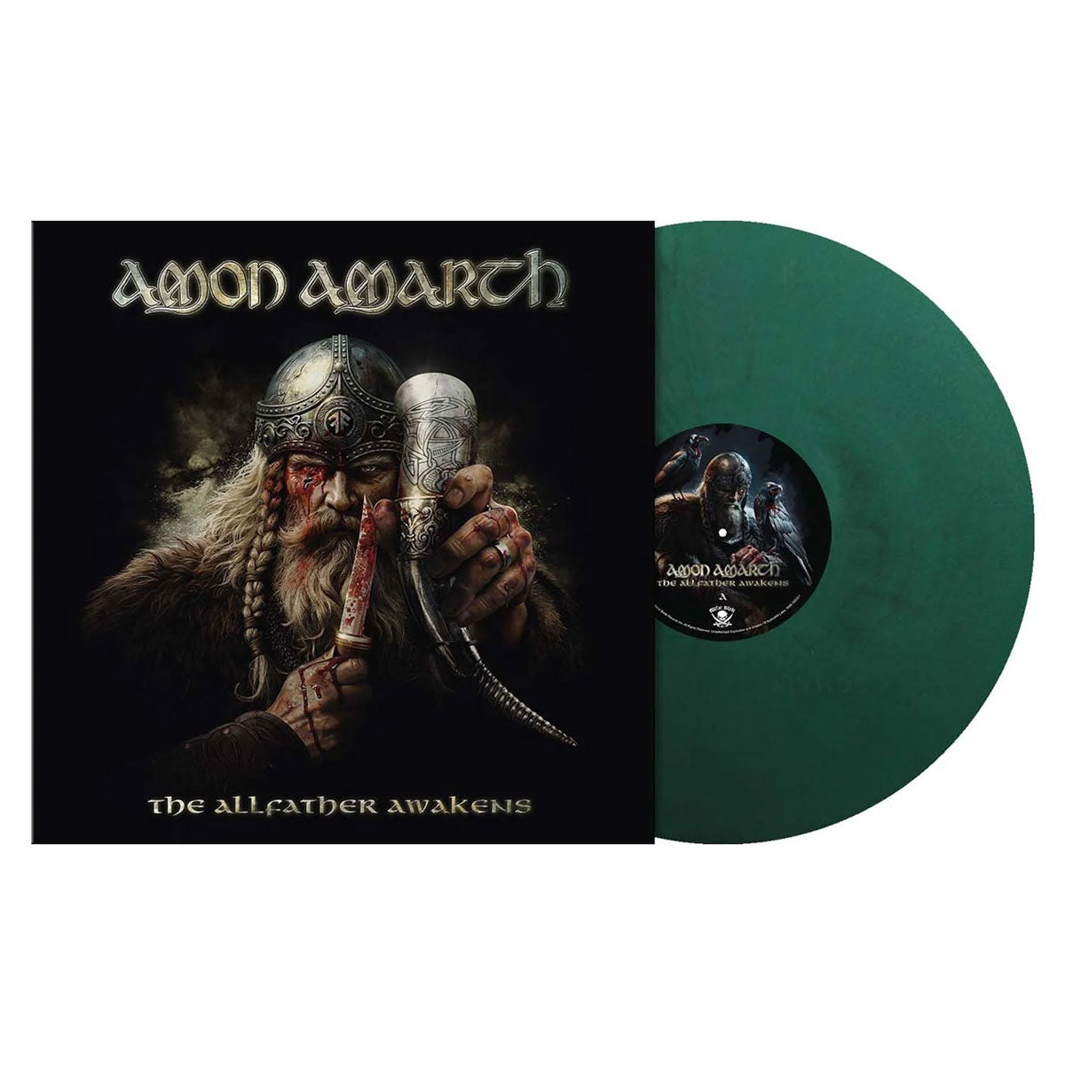 Amon Amarth - The Allfather Awakens LP (Green Marbled Vinyl)