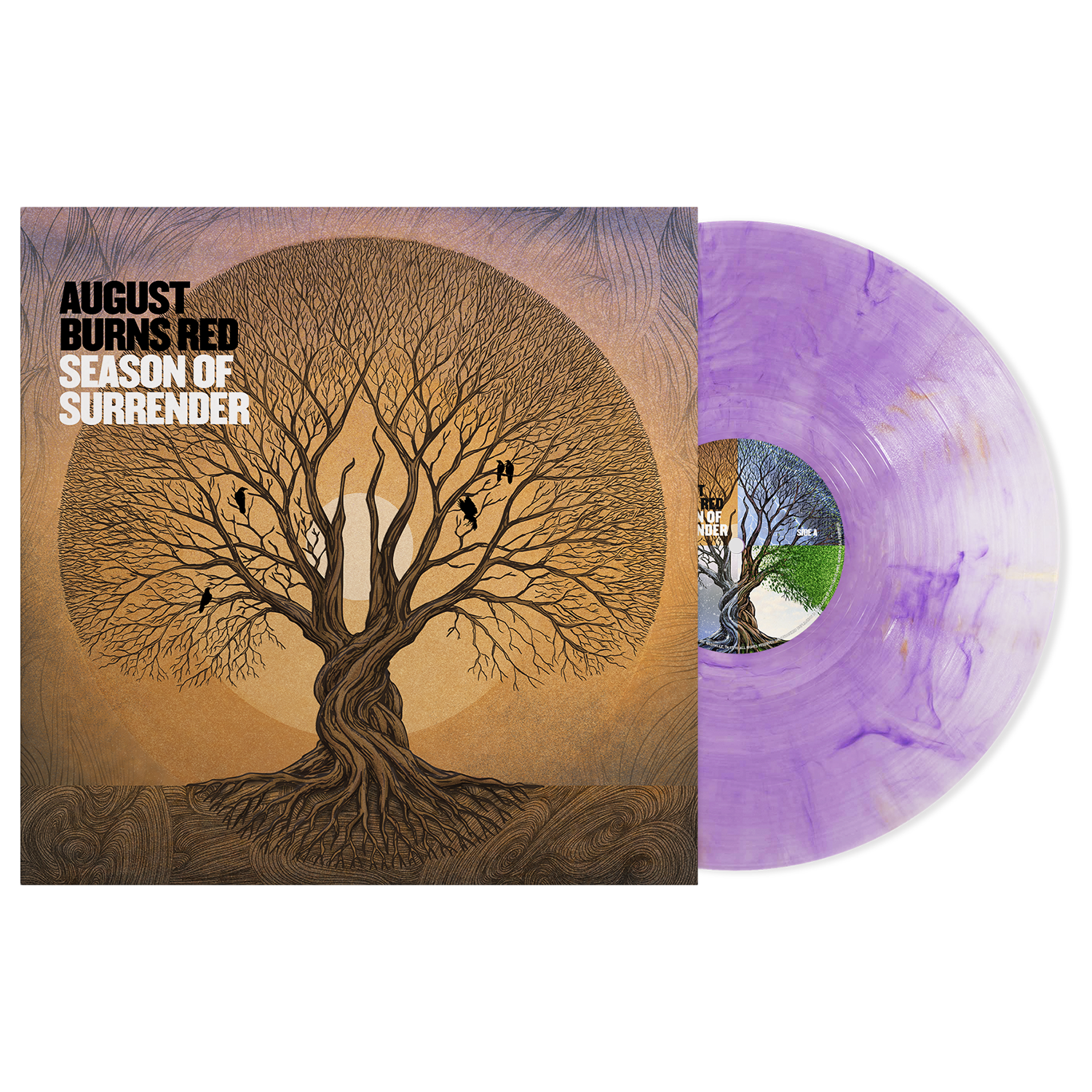 August Burns Red - Season of Surrender LP (Volcanic Afterglow Vinyl) + Signed Postcard