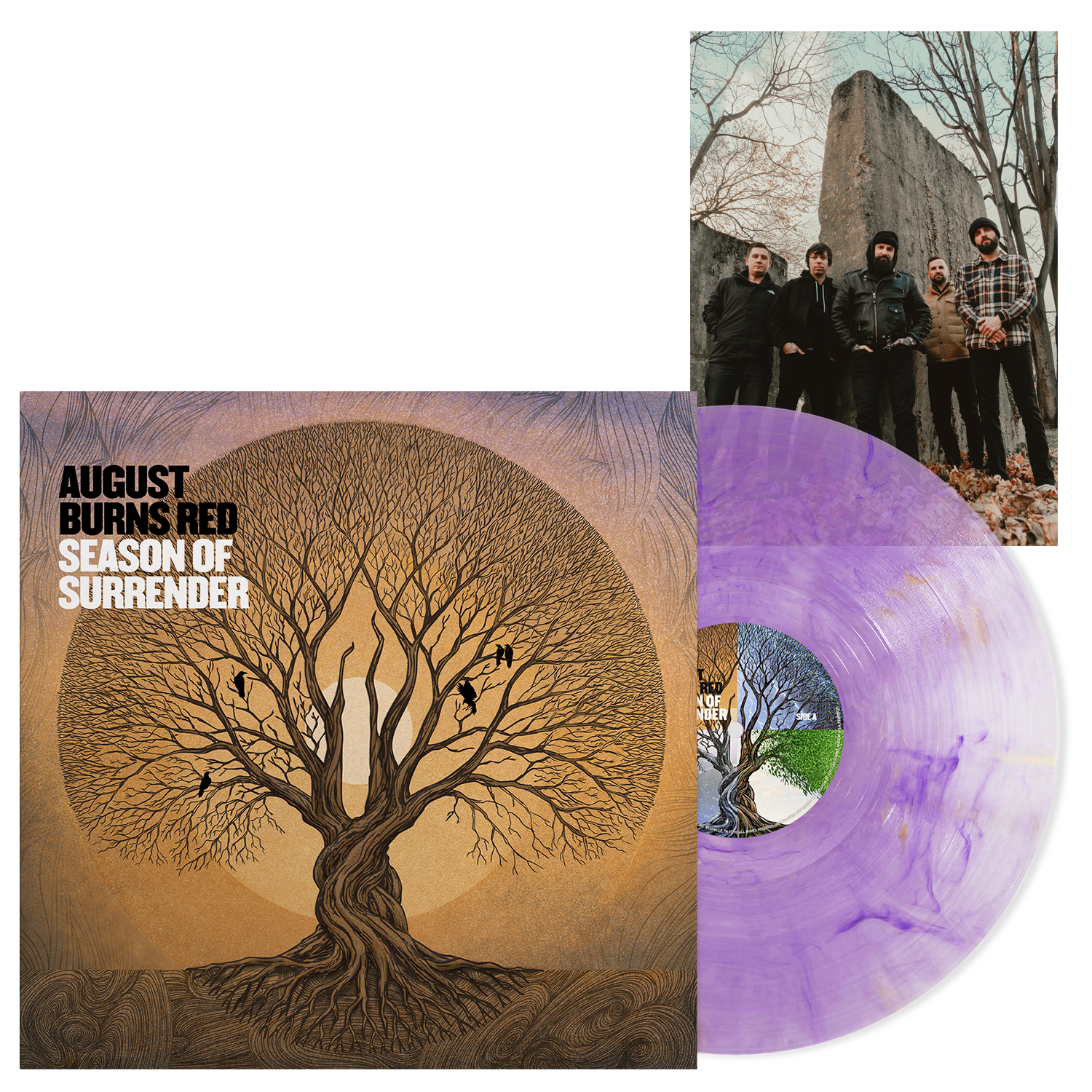 August Burns Red - Season of Surrender LP (Volcanic Afterglow Vinyl) + Signed Postcard