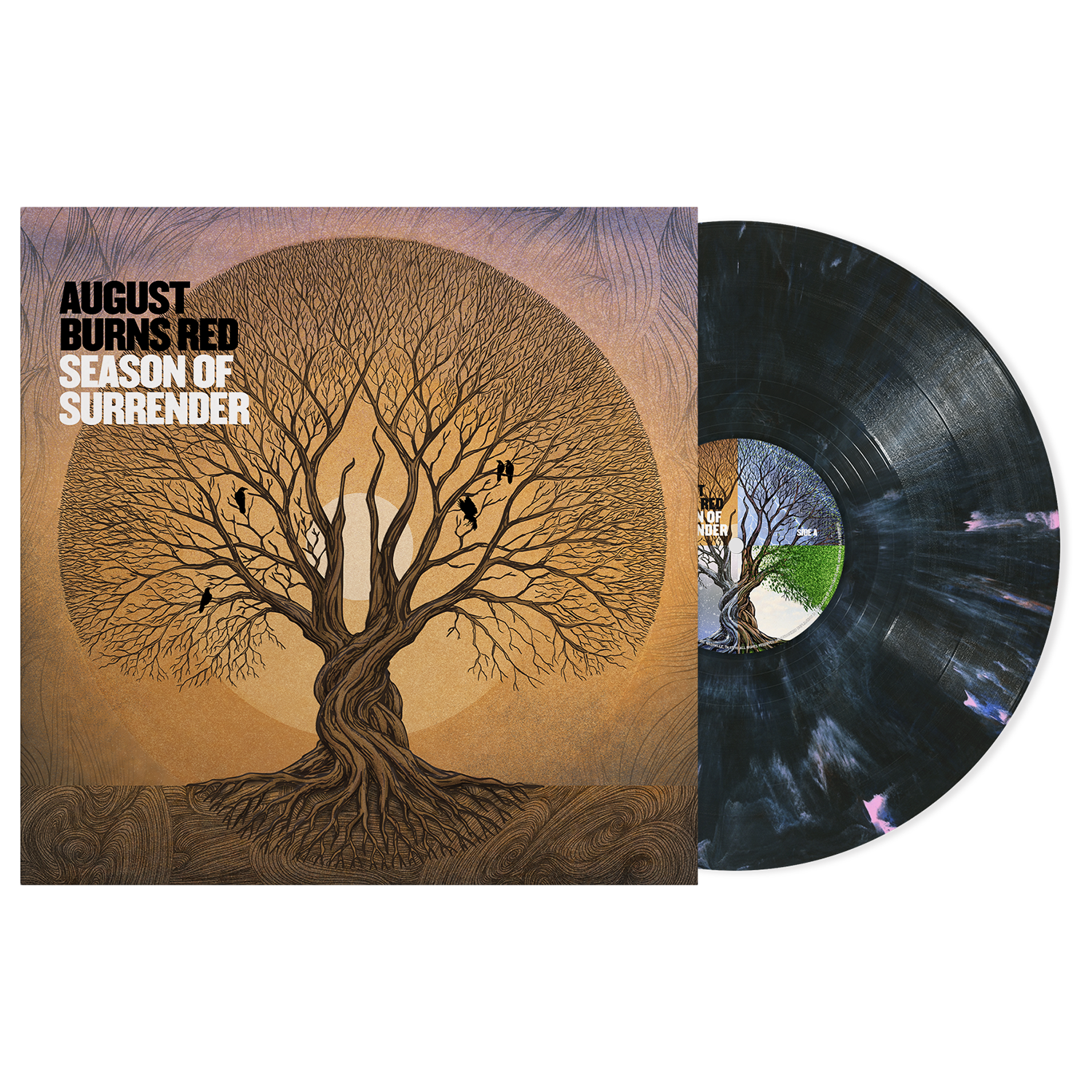 August Burns Red - Season of Surrender LP (Hibernal Solstice Vinyl) + Signed Postcard