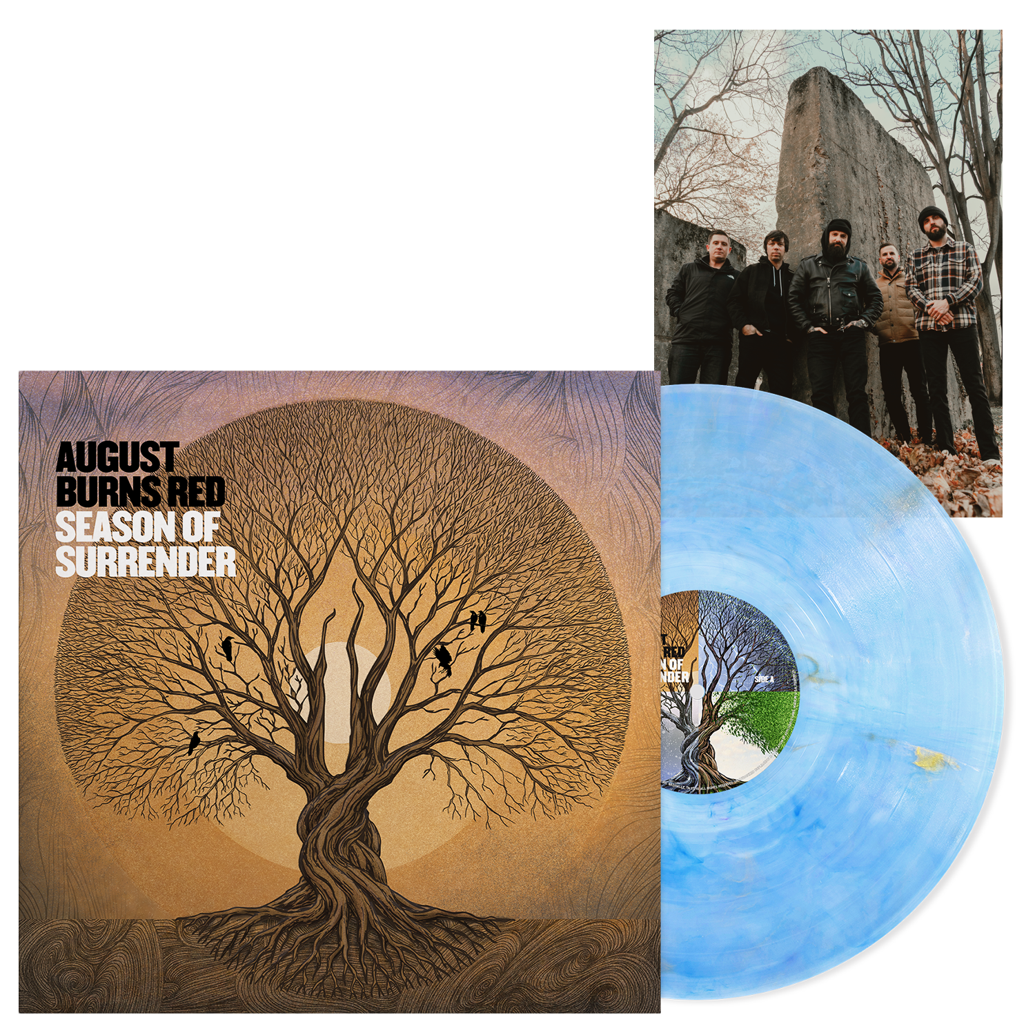 August Burns Red - Season of Surrender LP (Spring Skies Vinyl) + Signed Postcard
