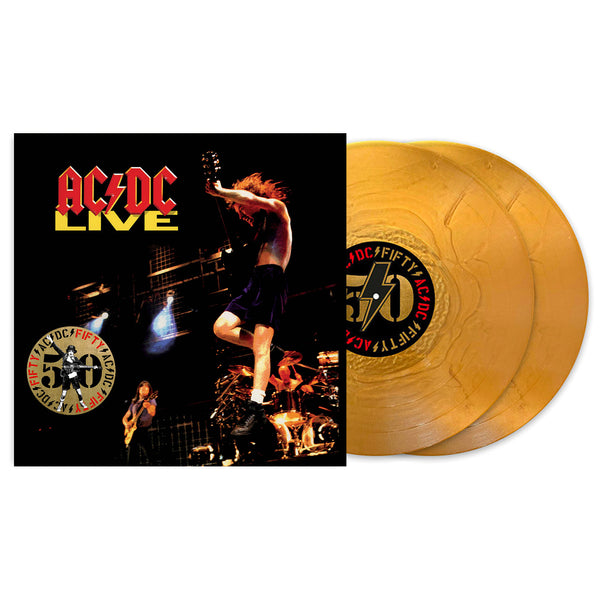 AC/DC - LIVE 2LP (Gold Nugget Vinyl)