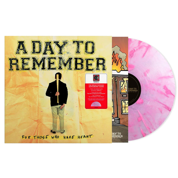 A Day To Remember - For Those Who Have Heart LP (Pink Marble Vinyl)