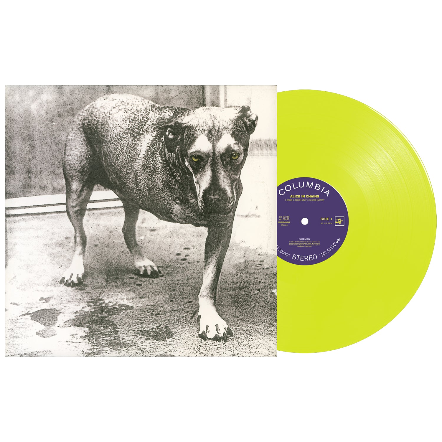 Alice In Chains - Alice In Chains 2LP (30th Anniversary Transparent Neon Yellow Vinyl)