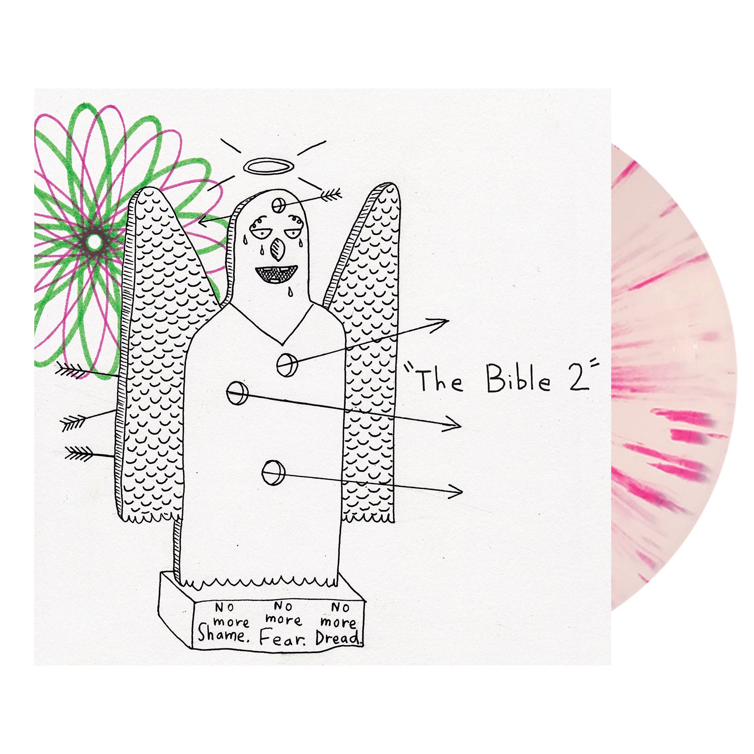 AJJ - The Bible 2 LP (Cream w/ Pink Splatter Vinyl)
