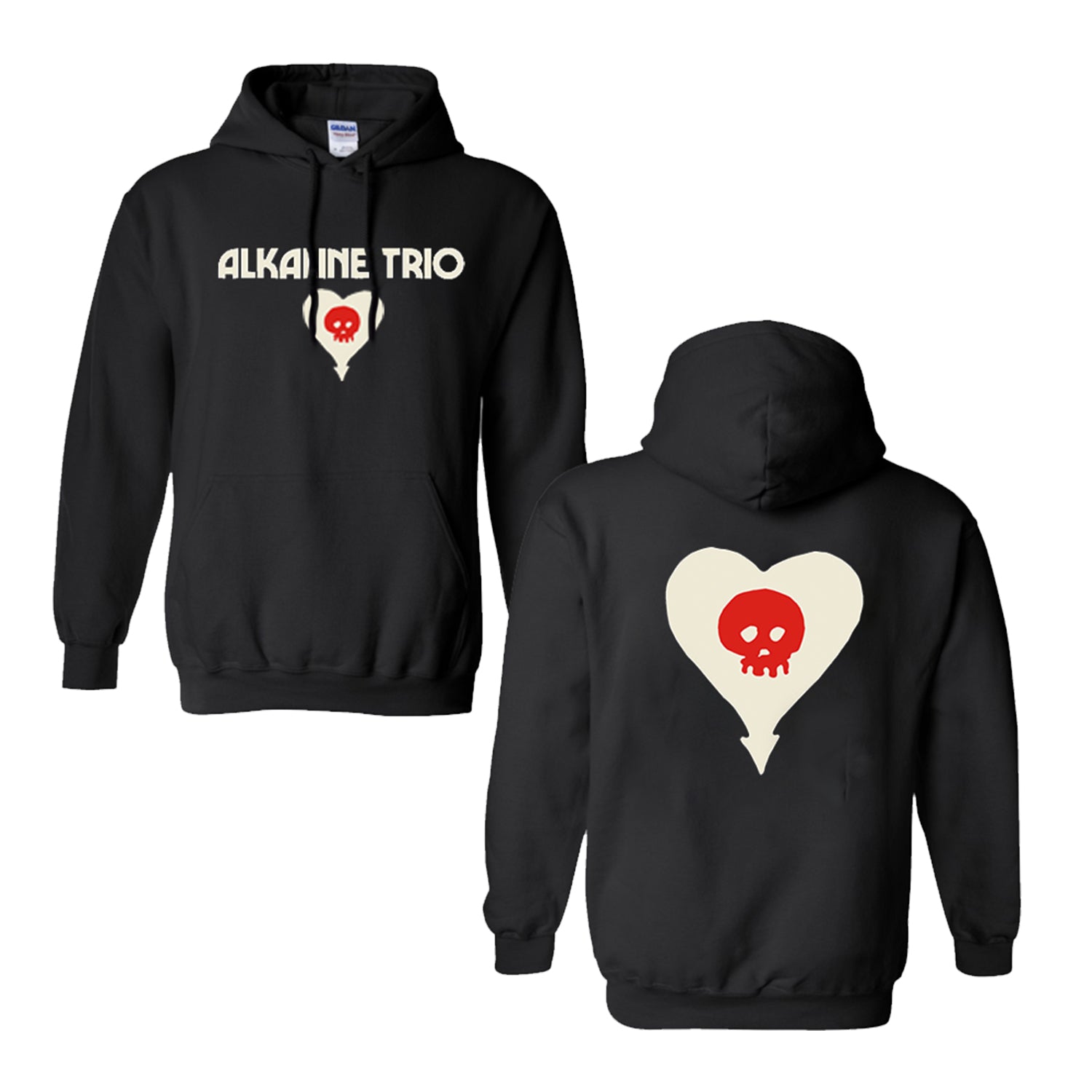 Alkaline Trio - BHE Logo Pullover Hoodie (Black)