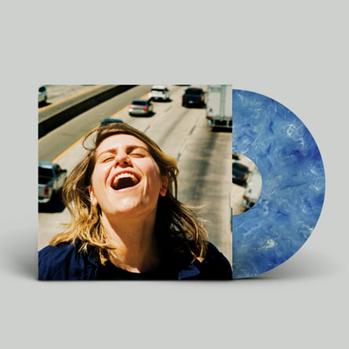 Alex Lahey - The Answer Is Always Yes LP (Blue &amp; White Marble) - Signed