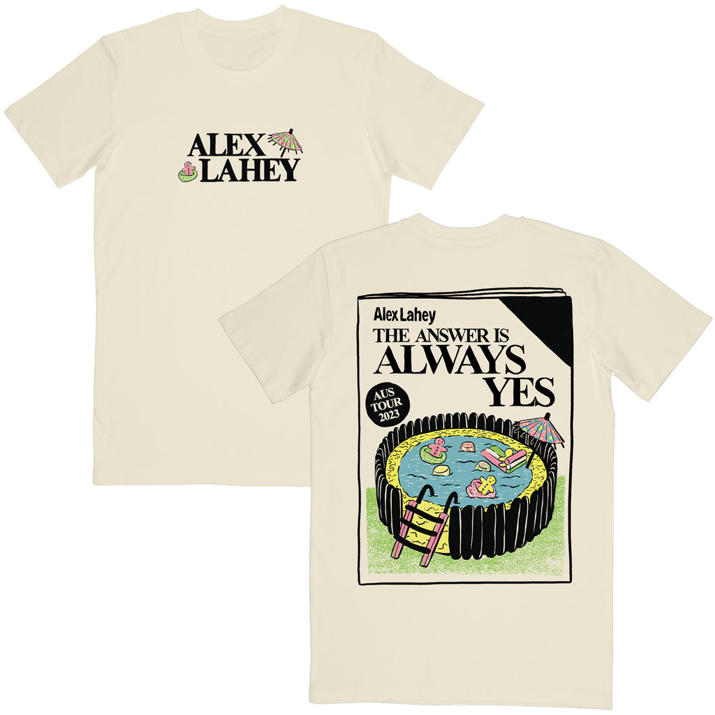 Alex Lahey - 2023 Tour T-shirt (Natural)
