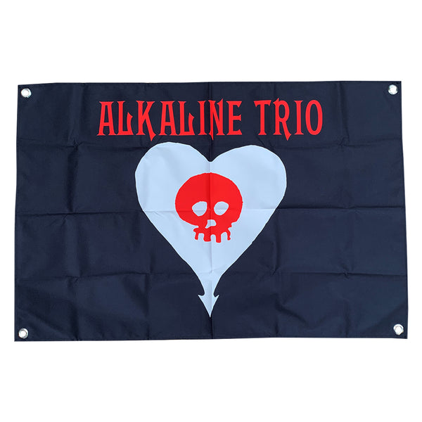 Alkaline Trio - Heart Skull Wall Flag