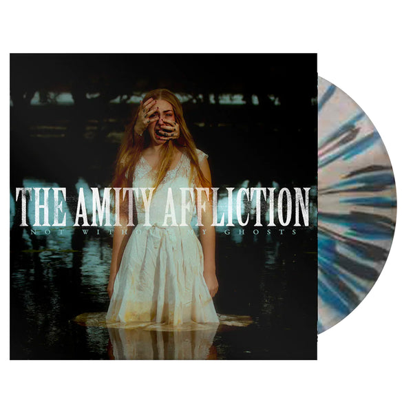 The Amity Affliction - Not Without My Ghosts 12" (Clear w/ Black & Blue Splatter)