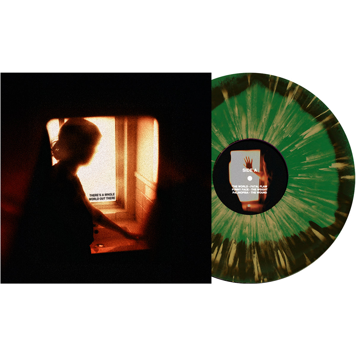 Arm’s Length - There’s A Whole World Out There LP (Evergreen/Black Aside/Bside with Gold Splatter Vinyl)