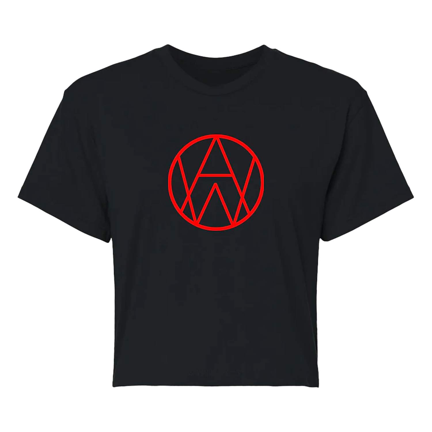 Alien Weaponry - AW Logo Women’s Crop Top T-Shirt (Black)