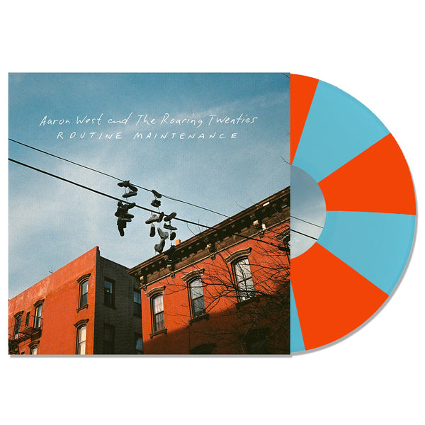Aaron West and The Roaring Twenties - Routine Maintenance LP (Blue & Orange Pinwheel Vinyl)