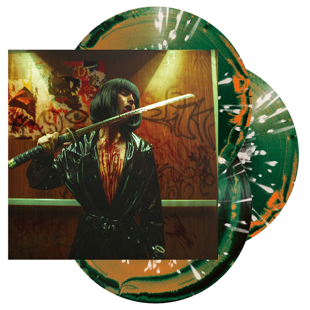 Bad Omens - CONCRETE JUNGLE [THE OST] 3LP Vinyl (Green + Orange + Black Side A/B w/ Bone Splatter)