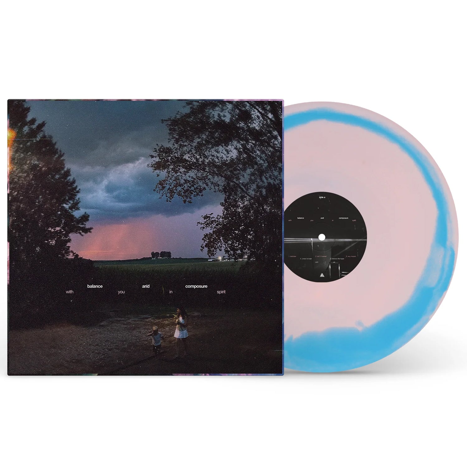 Balance and Composure - with you in spirit LP (Pink & Blue Storm Swirl Vinyl)