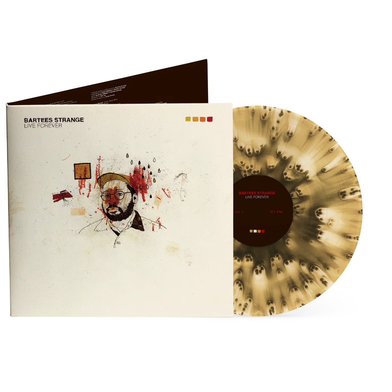 Bartees Strange - Live Forever (Deluxe Edition) LP (Cloudy Gold Vinyl)