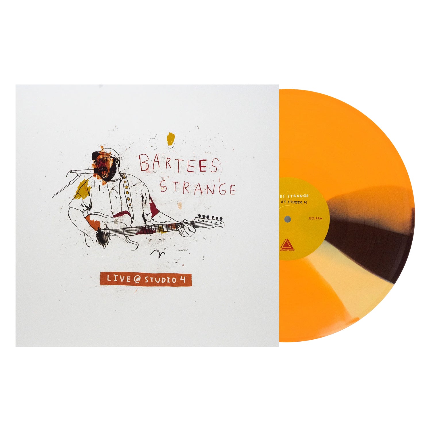 Bartees Strange - Live at Studio 4 LP (Orange, Yellow &amp; Brown Twister Vinyl)