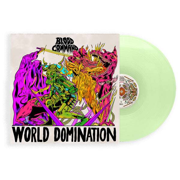 Blood Command - World Domination LP ((Glow In The Dark Vinyl)