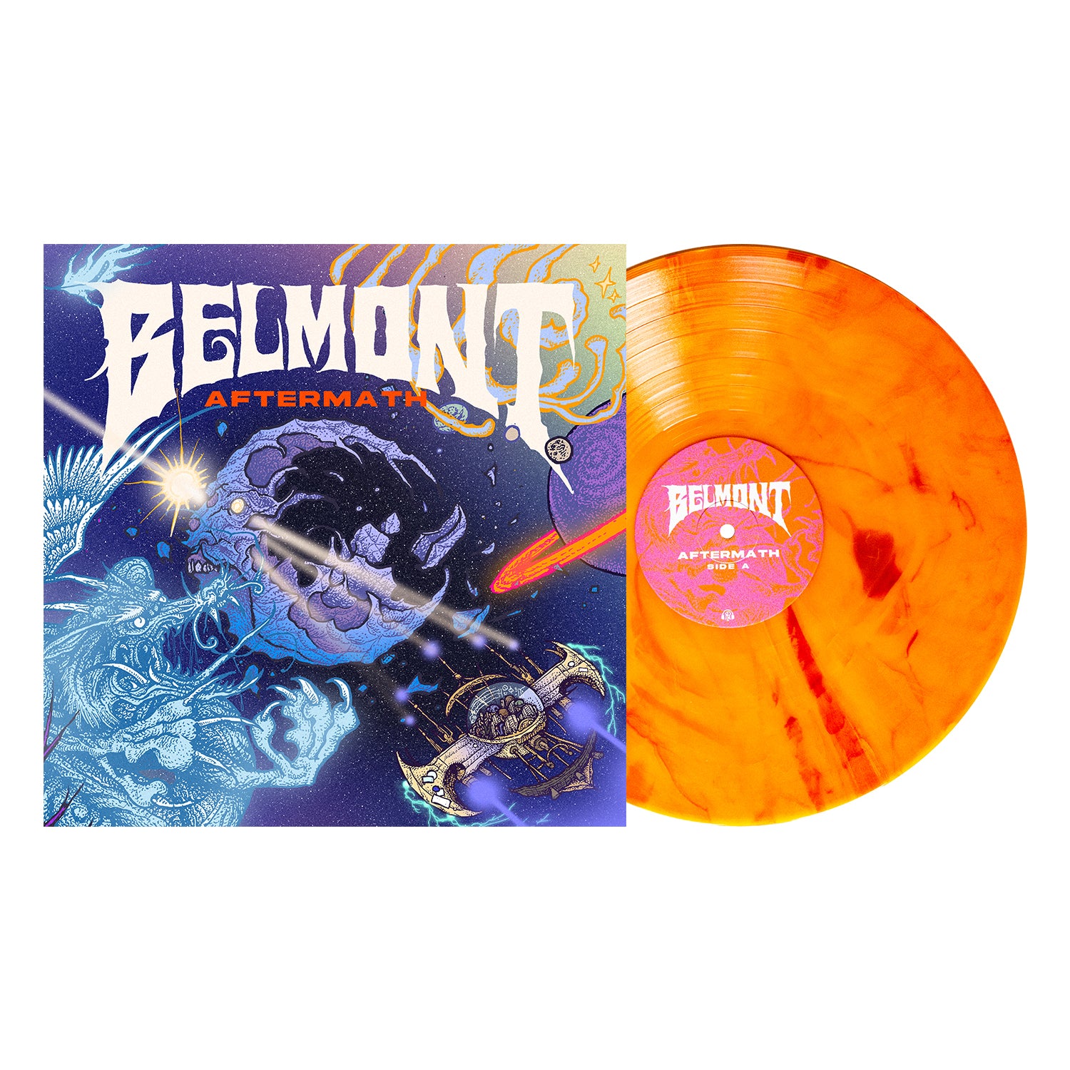 Belmont - Aftermath 12" LP (Sunspot Marble Vinyl)