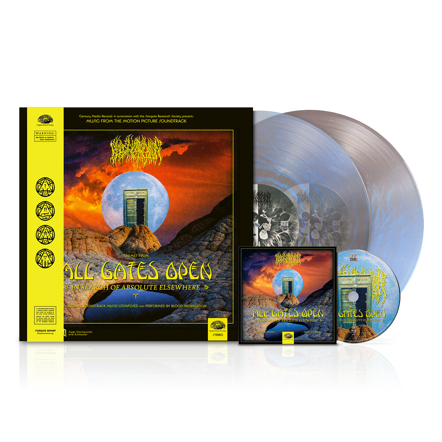 Blood Incantation - All Gates Open (Original Motion Picture Soundtrack) 2xLP + Blu-ray (Pearlescent Dawn Vinyl)