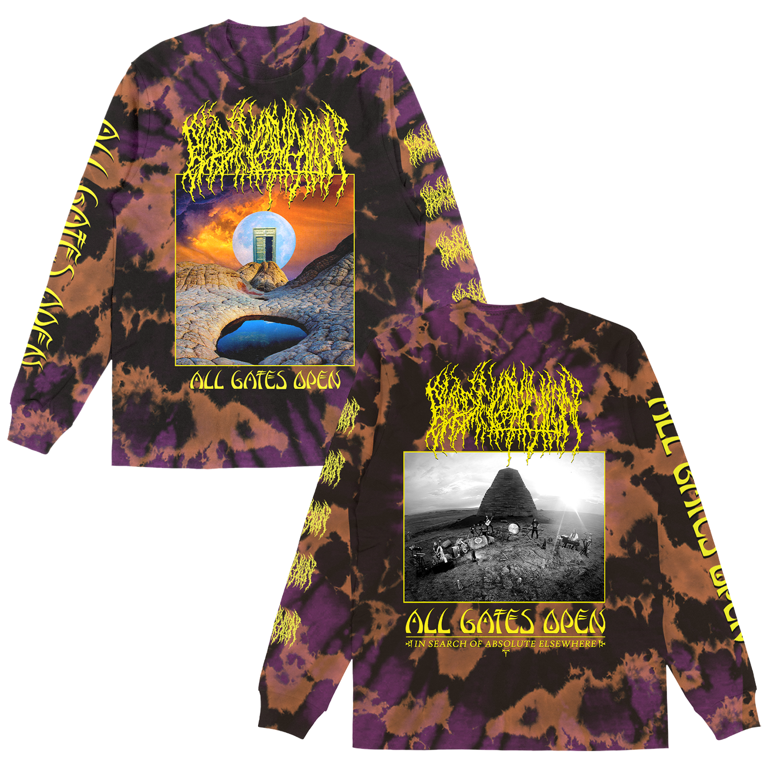 Blood Incantation - All Gates Open Album Cover Longsleeve (Dye)