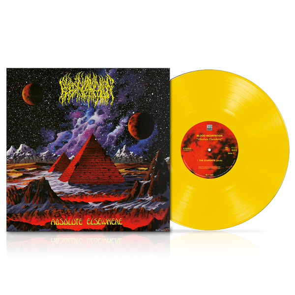 Blood Incantation - Absolute Elsewhere LP (LTD. Transparent Sun Yellow Vinyl) + Poster