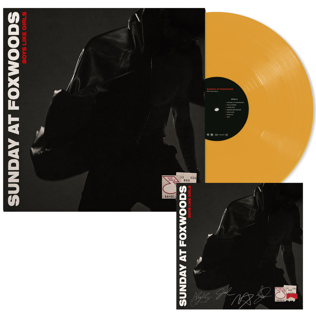 Boys Like Girls - Sunday At Foxwoods LP (Transparent Orange Vinyl) + Signed Card