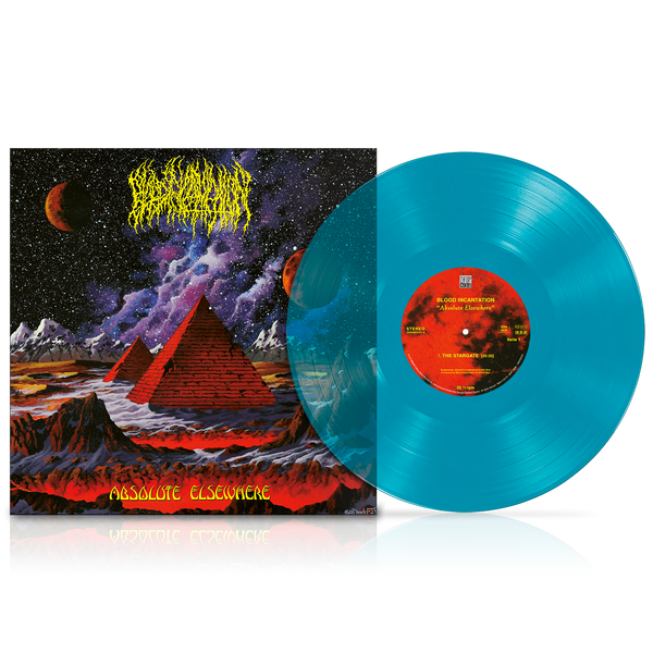 Blood Incantation - Absolute Elsewhere LP (Transparent Turquoise Vinyl) + Poster