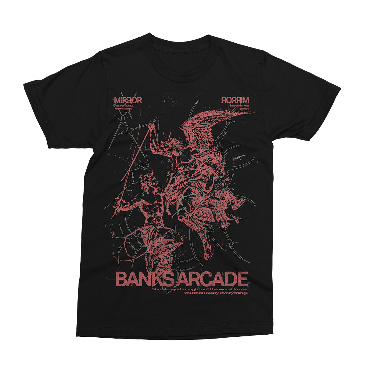 Banks Arcade - Mirror T-Shirt (Black)