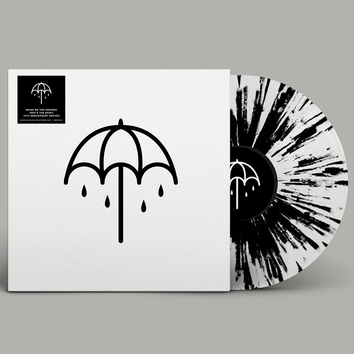 Bring Me The Horizon - THAT’S THE SPIRIT 10th ANNIVERSARY EDITION LP (Clear & Black Splatter Vinyl)