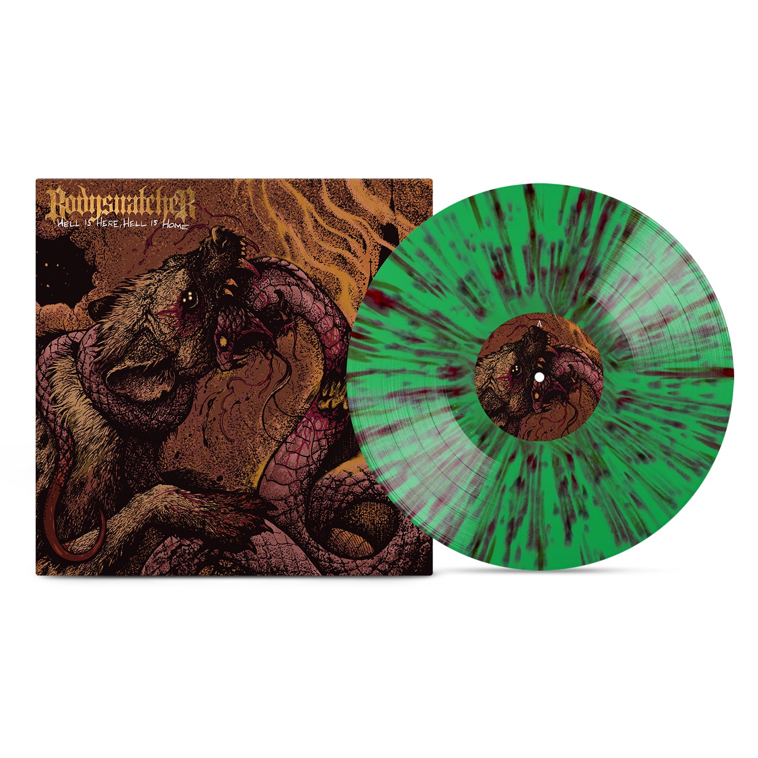 Bodysnatcher - Hell is Here, Hell Is Home LP (Venom Mint Splatter Vinyl)