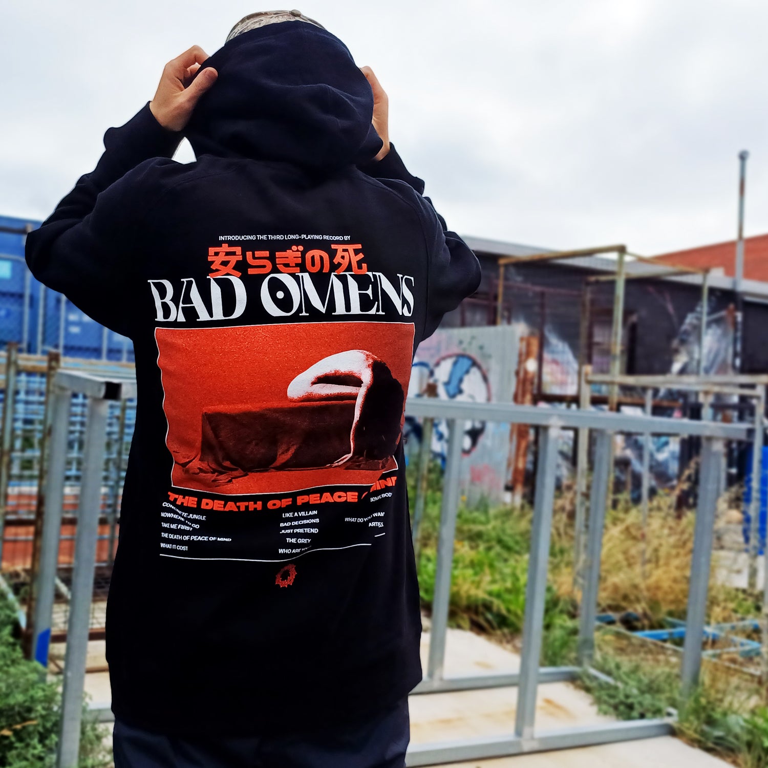 Bad Omens - Tracklist Pullover Hoodie (Black)