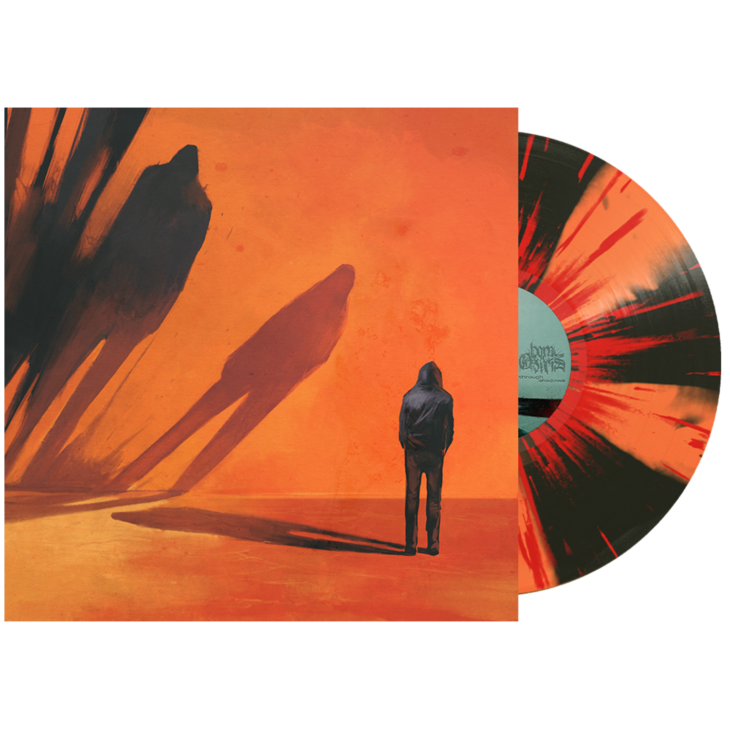 Born Of Osiris - Through Shadows LP (Orange + Black Ice Cornetto w/ Red Splatter Vinyl)
