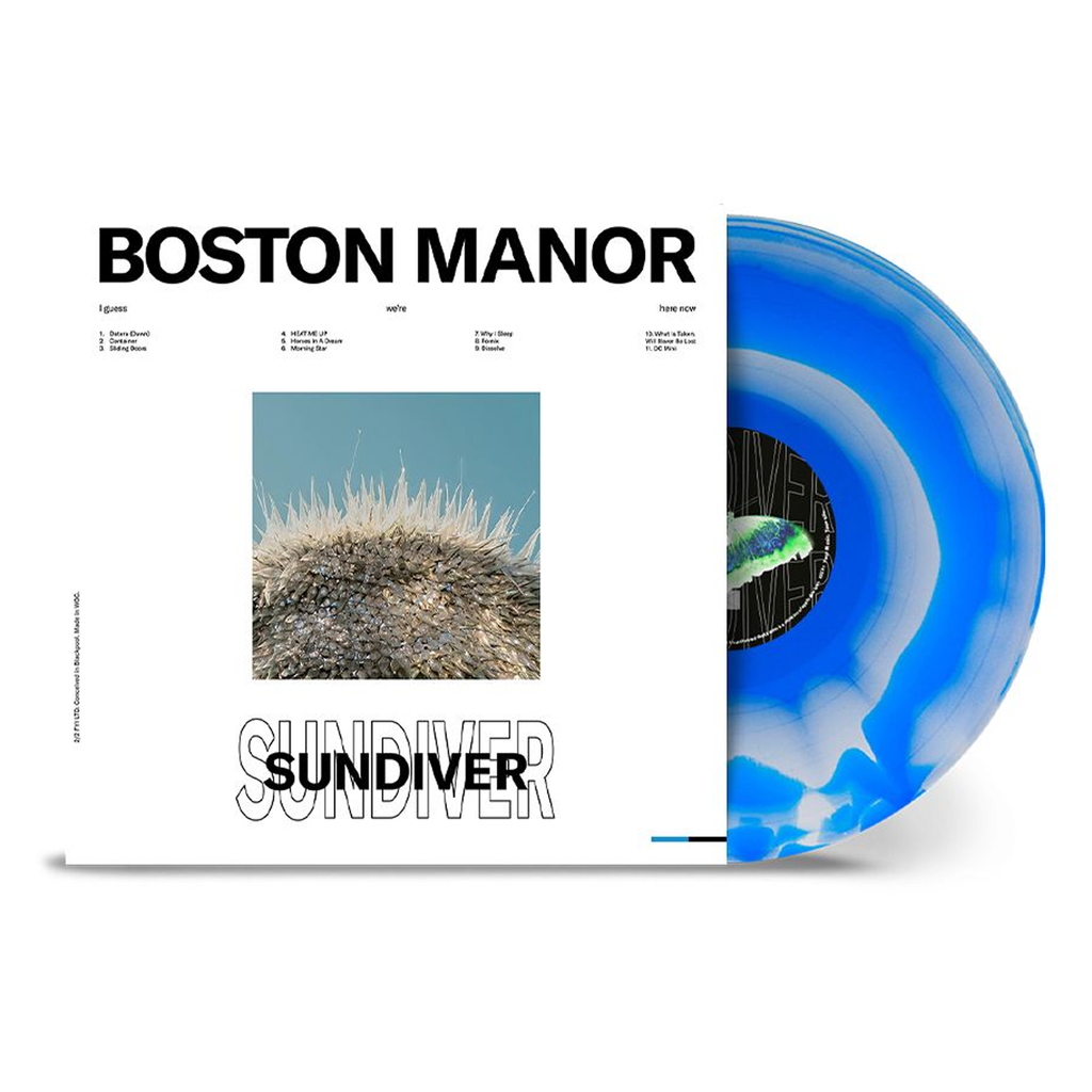 Boston Manor - Sundiver LP (Ocean Blue/White Ink Spot Vinyl)