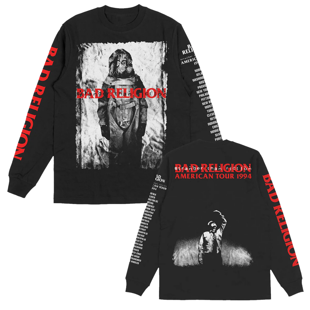 Bad Religion - Stranger Than Fiction American Tour 1994 Longsleeve (Black)