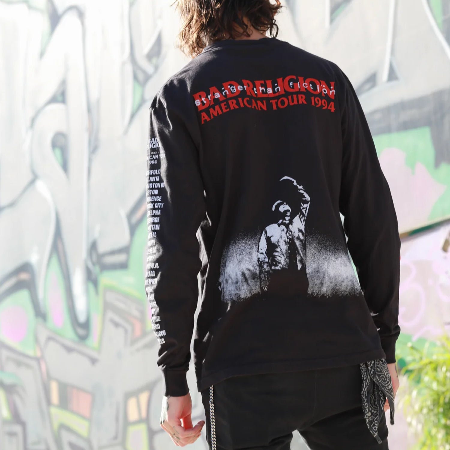 Bad Religion - Stranger Than Fiction American Tour 1994 Longsleeve (Black)