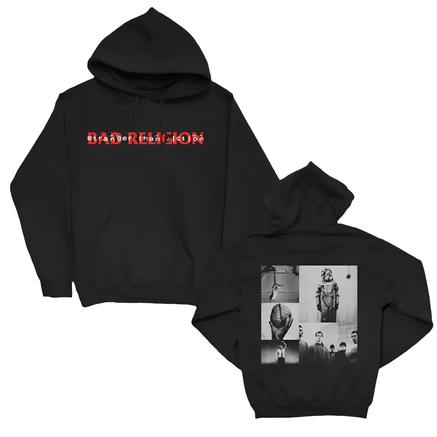 Bad Religion - Stranger Than Fiction Pullover Hoodie (Black)