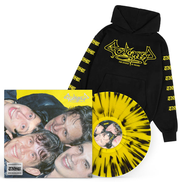 These New South Whales - Godspeed LP (Face Swap Cover Vinyl) Hoodie Bundle
