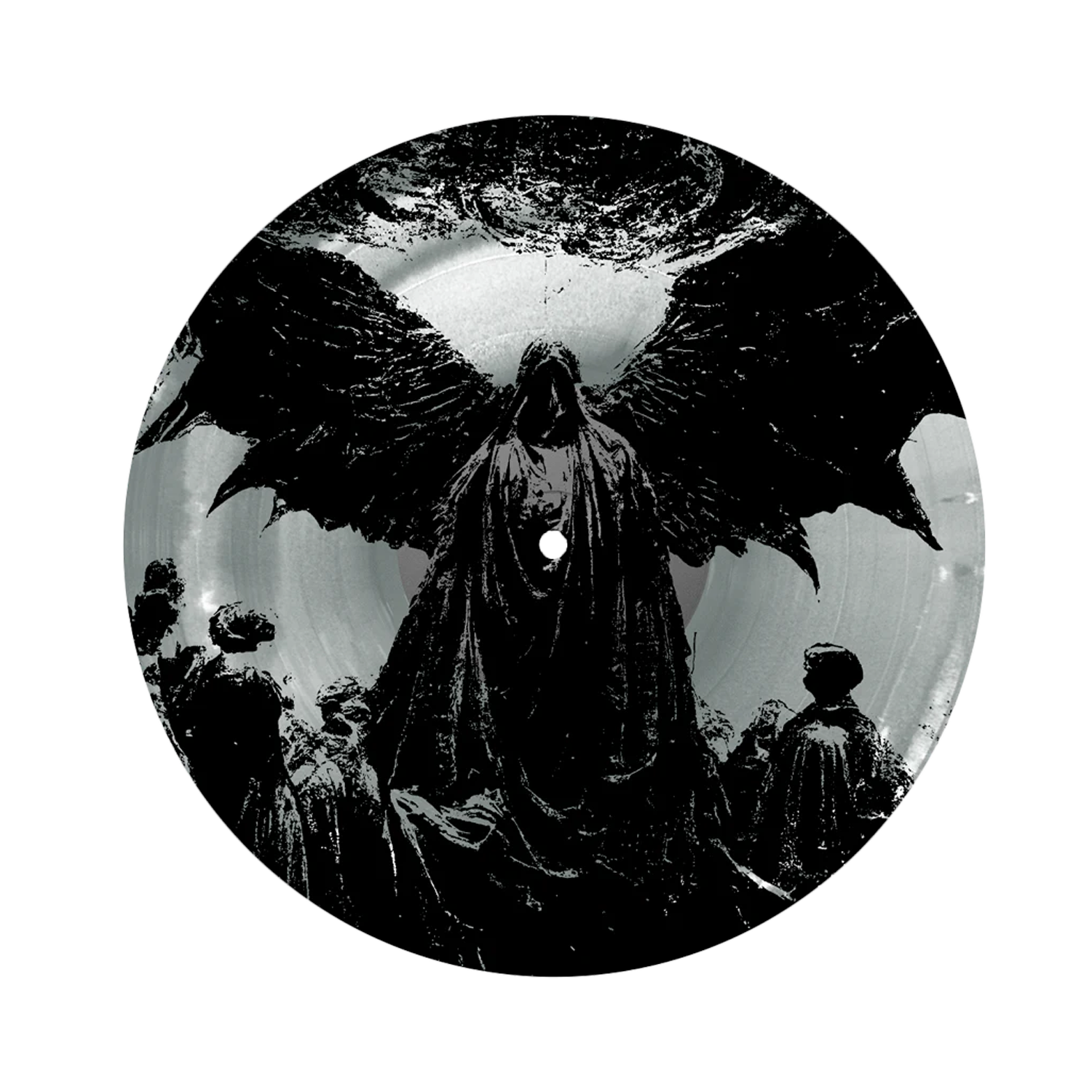 Black Veil Brides - The Mourning EP Vinyl (Silver + White Side A/B w/ Black Screenprint)