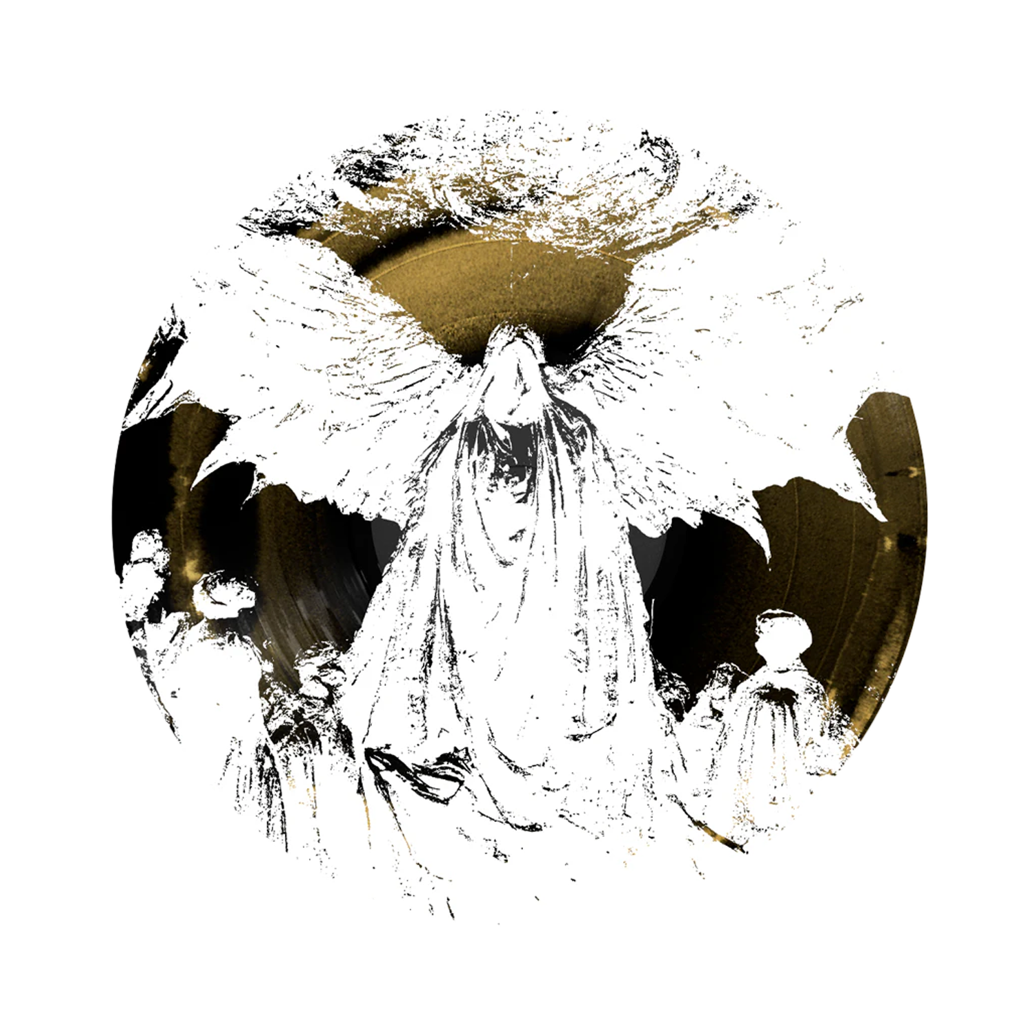 Black Veil Brides - The Mourning EP Vinyl (Gold + Black Side A/B w/ White Screenprint)