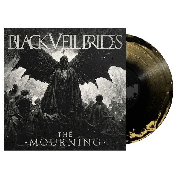 Black Veil Brides - The Mourning EP Vinyl (Gold + Black Side A/B w/ White Screenprint)